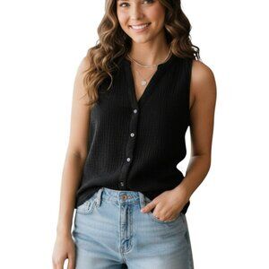 Splendid Cotton Gauze Vest M